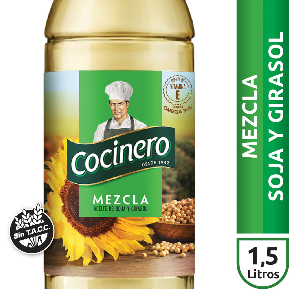 Aceite Mezcla Cocinero 1.500 Lts