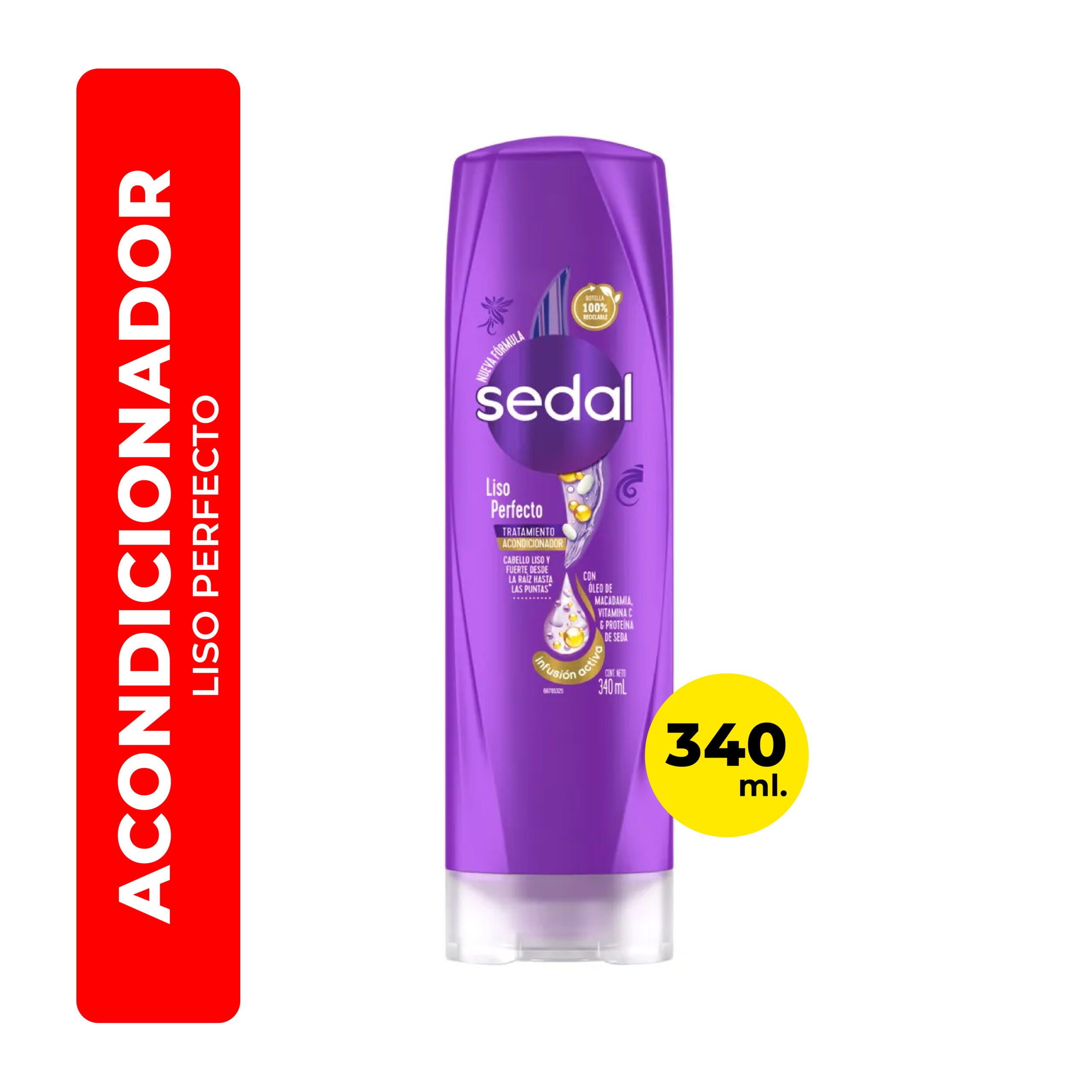 Acondicionador Liso Perfecto IA Sedal 340 ml