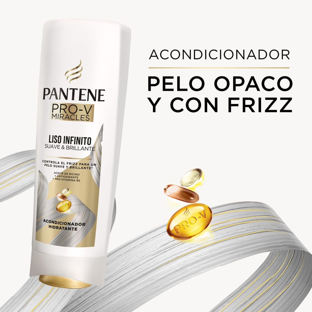 Acondicionador Pro-V Miracles Liso Infi Pantene 400 ml