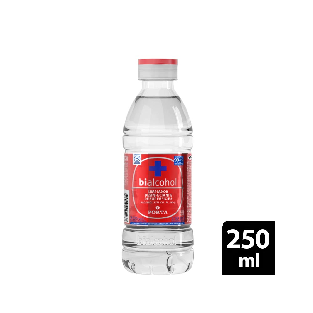 Alcohol Etilico Bialcohol Porta 250 ml