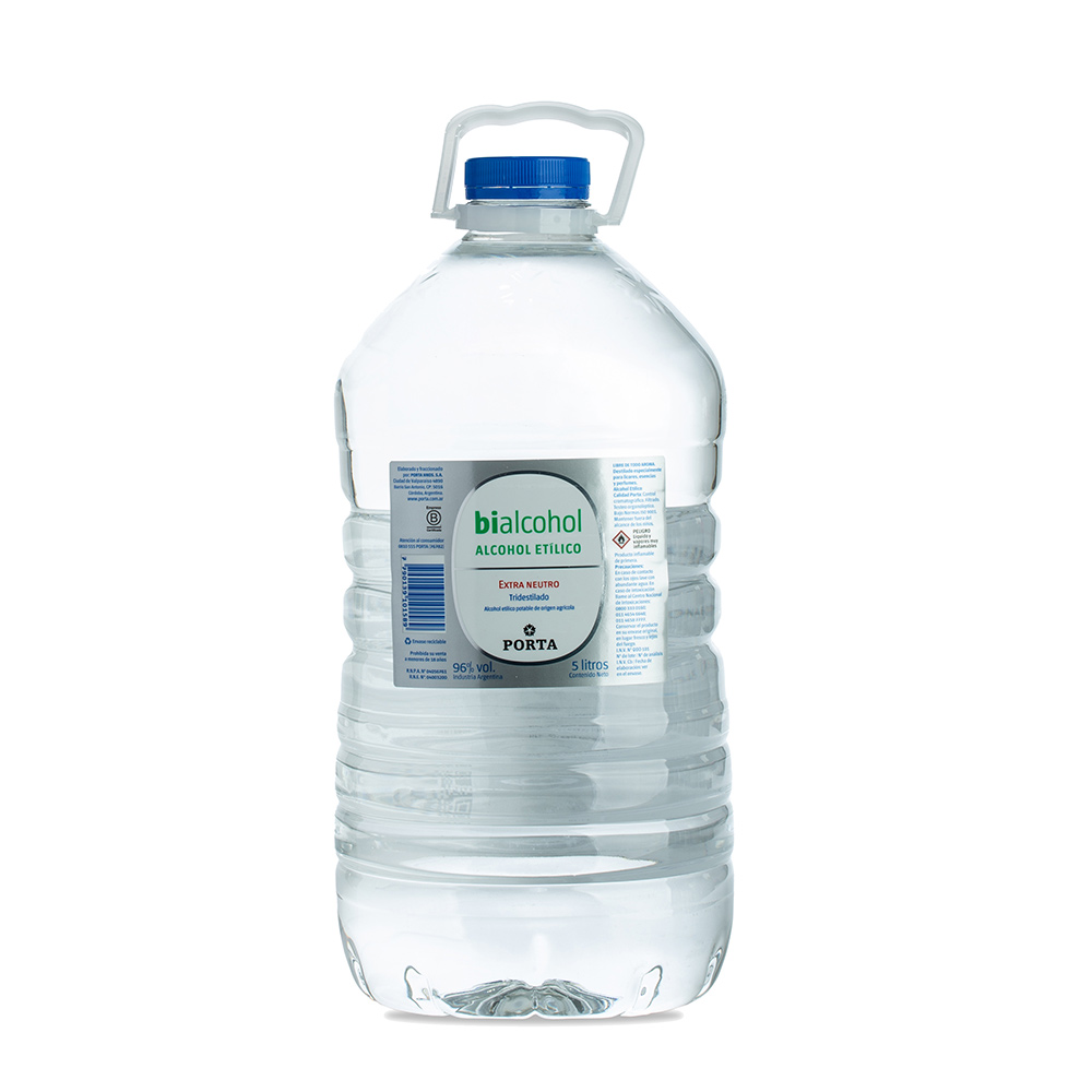 Alcohol Extra Neutro Bidon Bialcohol 5 Lts