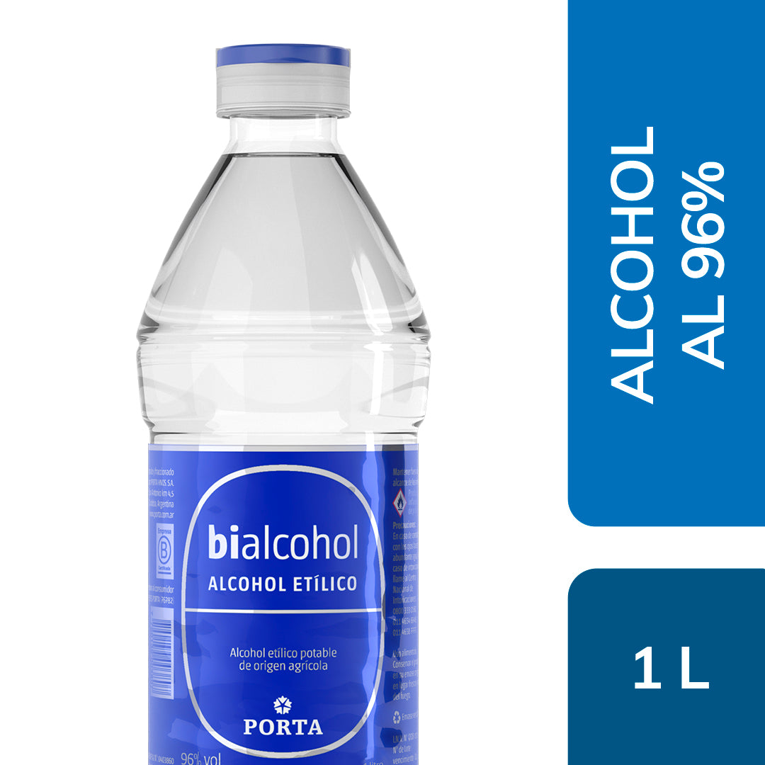 Alcohol Uso Alimenticio Bialcohol Porta 1 Lts