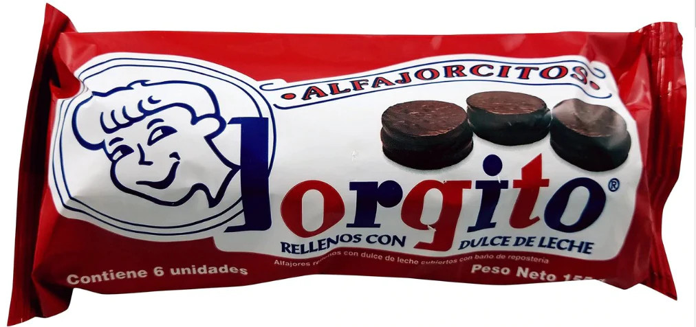 Alfajorcito Negro Jorgito 6 Un