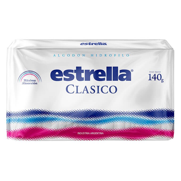 Algodon Clasico Estrella 140 Grs