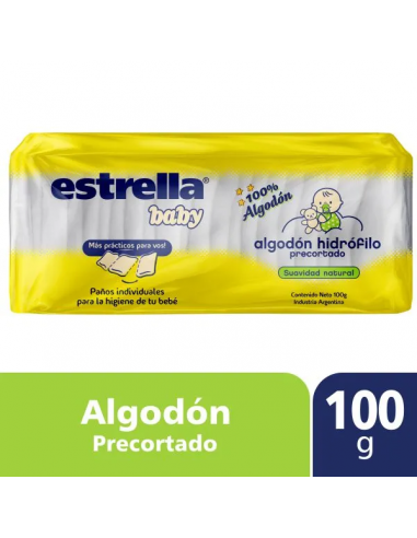 Algodon Precortado Estrella 100 Grs