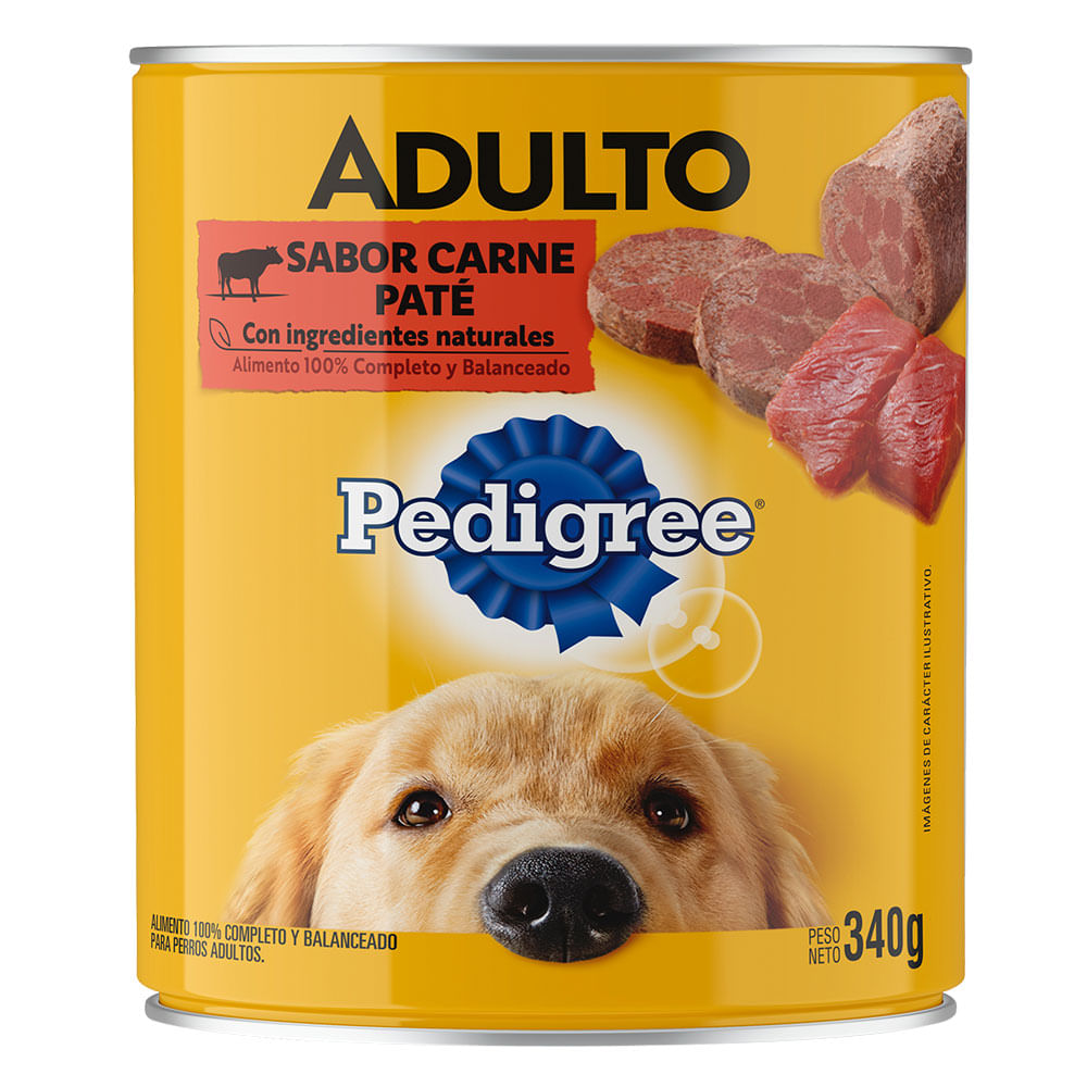 Alim.P/Cachorro Carne  Lata Pedigree 340 Grs