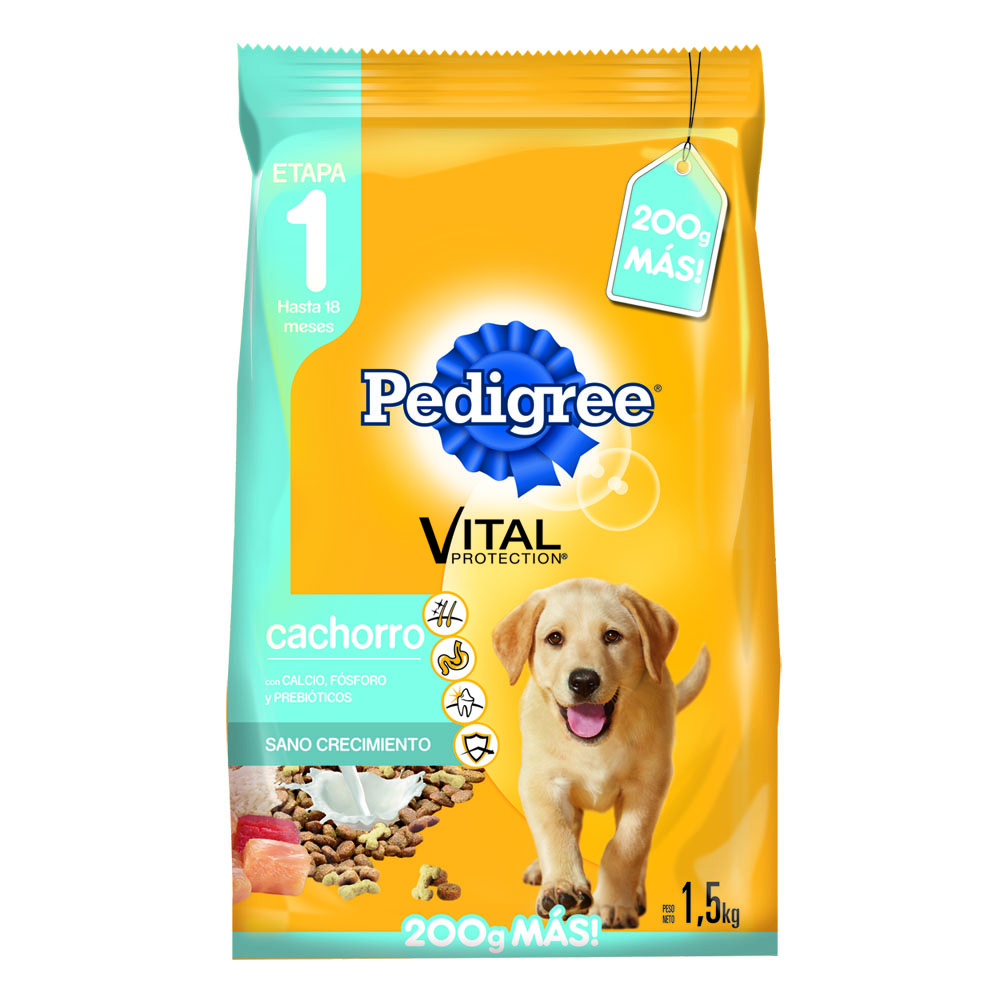 Alim.P/Cachorro Sano Crecimiento Pedigree 1.500 Kgr