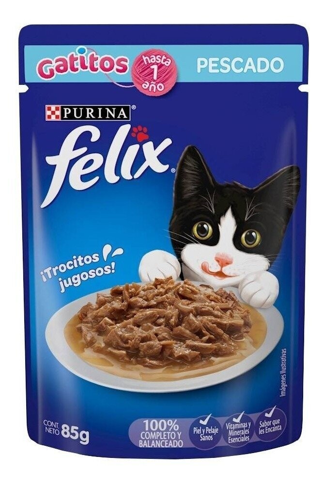 Alim.P/Gatitos Pescado Carne & Vegetale Cat Chow 8 Kgr