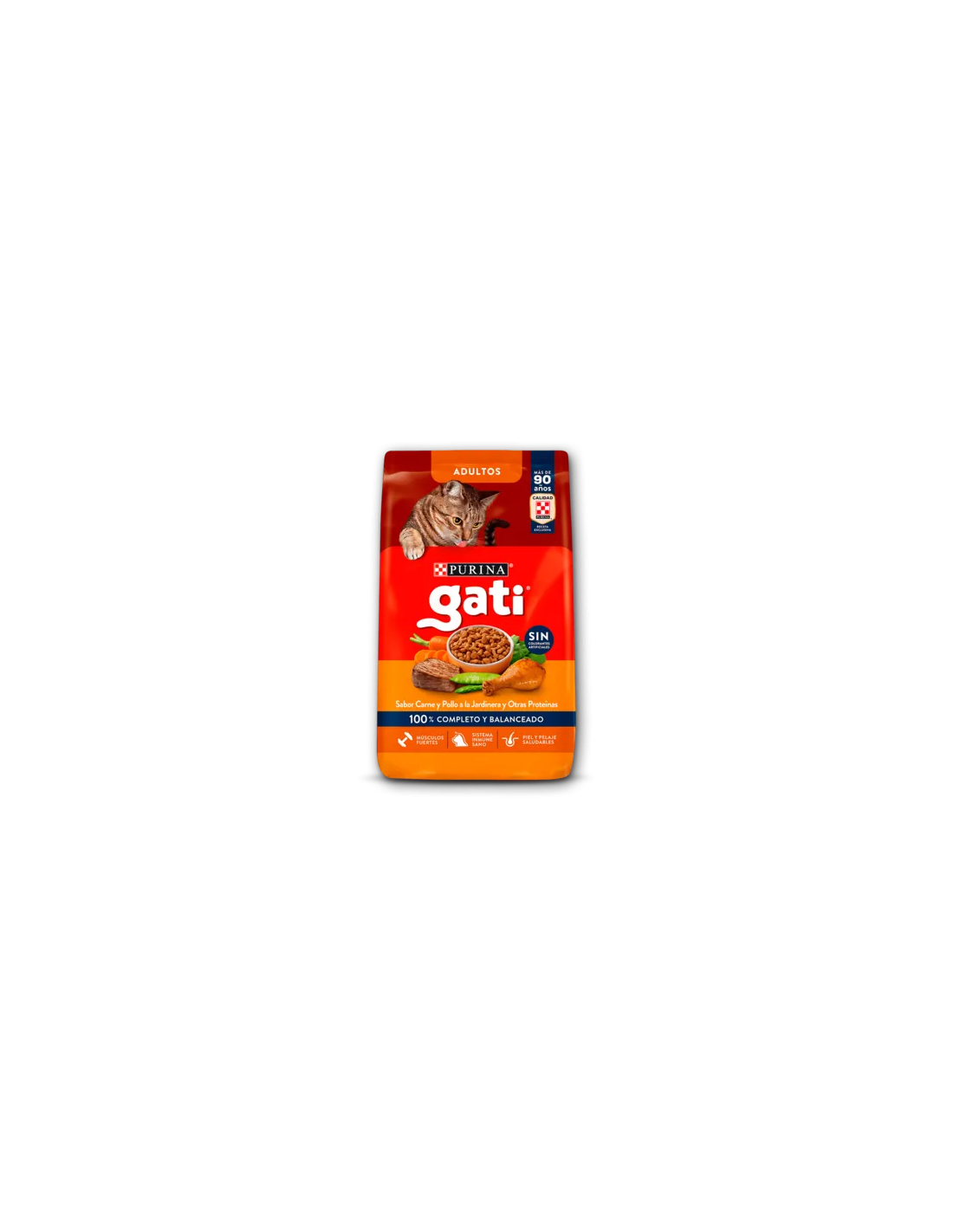 Alim.P/Gato Adulto Carne y Pollo Gati 15 Kgr