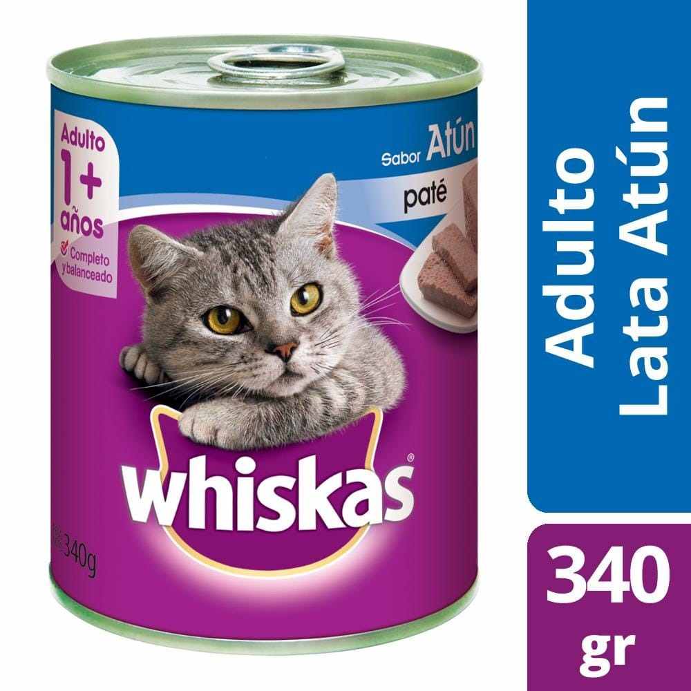 Alim.P/Gato Atun al Vapor Lata Whiskas 340 Grs