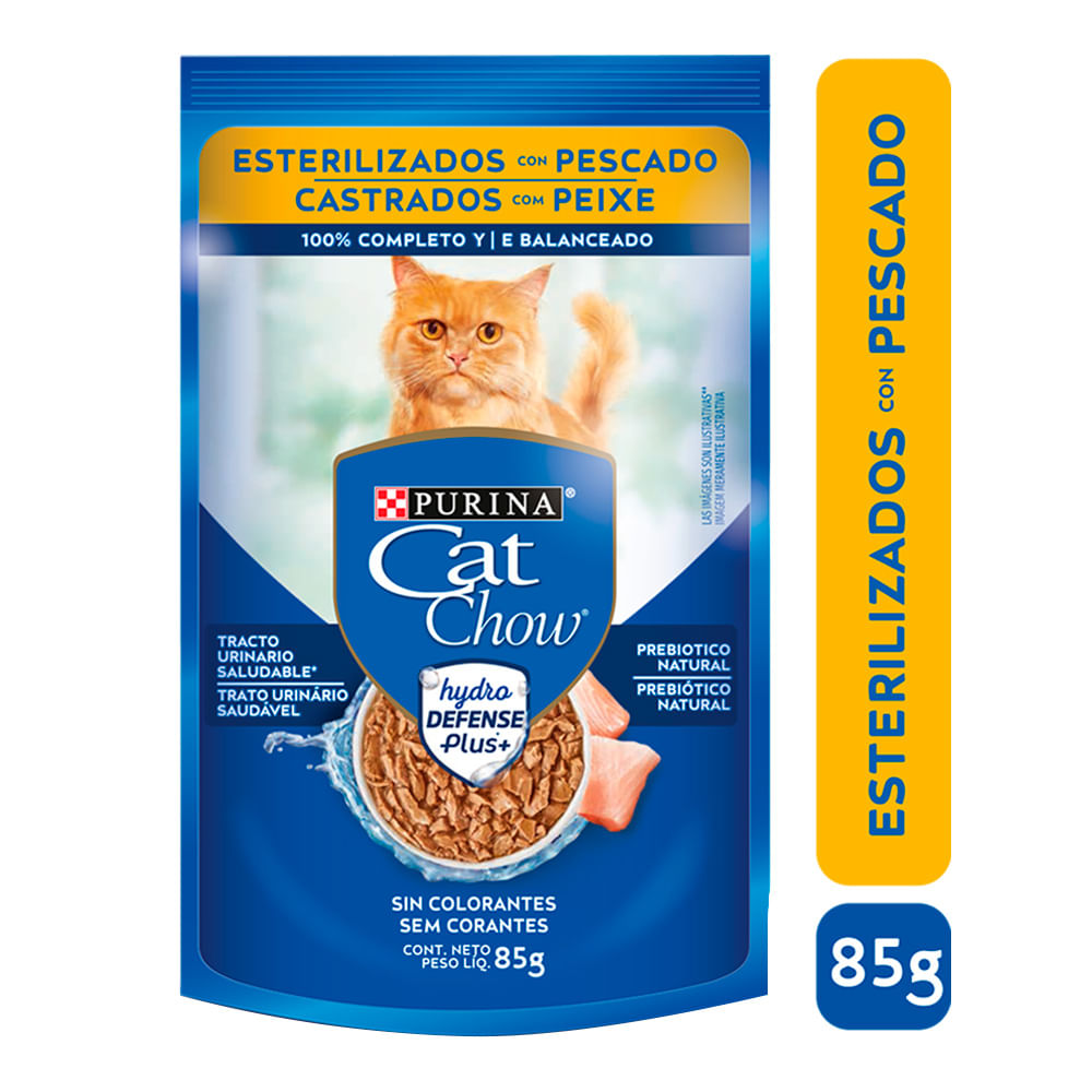 Alim.P/Gato Esterilizado Pescado & Carn Cat Chow 1 Kgr