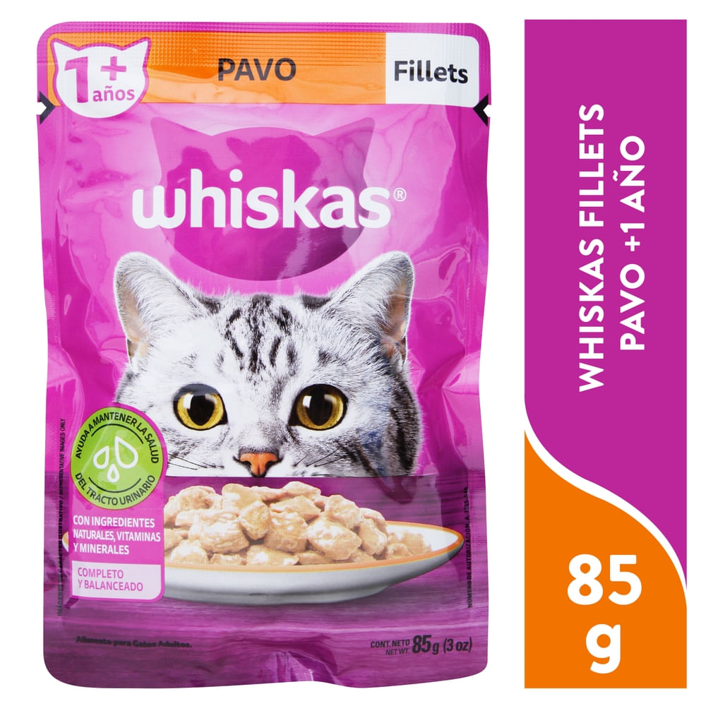 Alim.P/Gato Pavo Whiskas 85 Grs