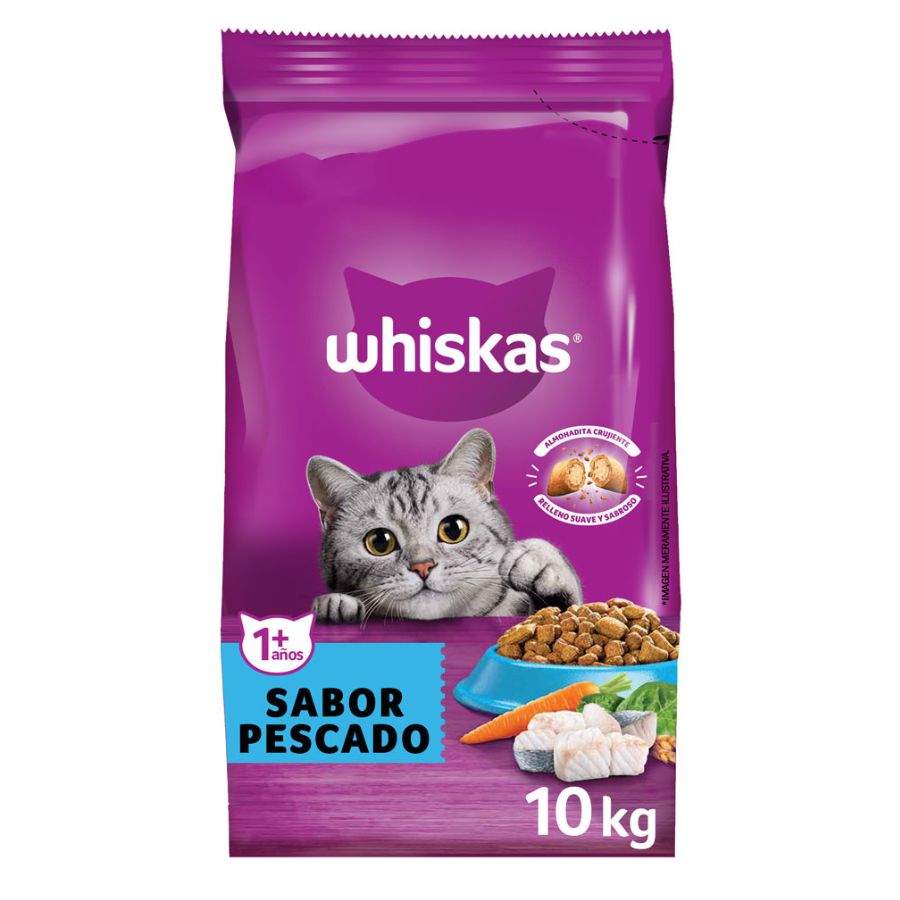 Alim.P/Gato Pescado Whiskas 10 Kgr
