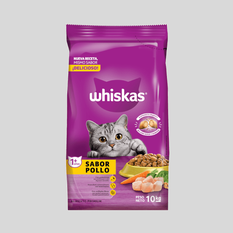 Alim.P/Gato Pollo Whiskas 10 Kgr