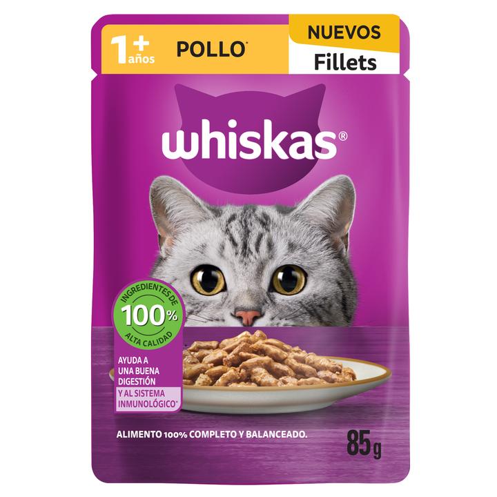Alim.P/Gato Pollo Whiskas 85 Grs
