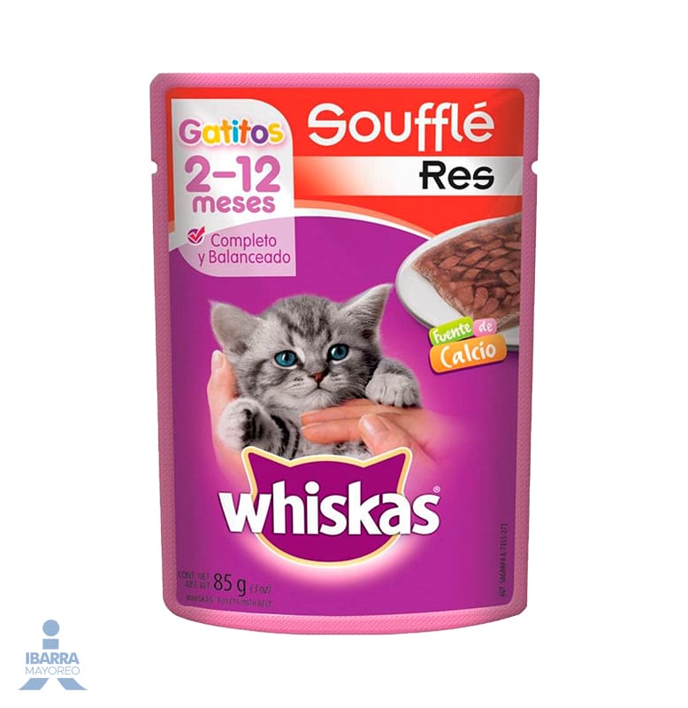 Alim.P/Gato Sardina Whiskas 85 Grs