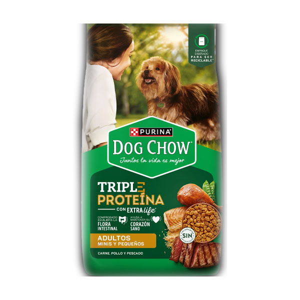 Alim.P/Perro Ad.M/L Triple Proteina Ext Dog Chow 1.5 Kgr