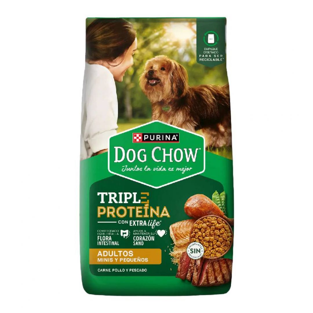 Alim.P/Perro Ad.M/L Triple Proteina Ext Dog Chow 8 Kgr