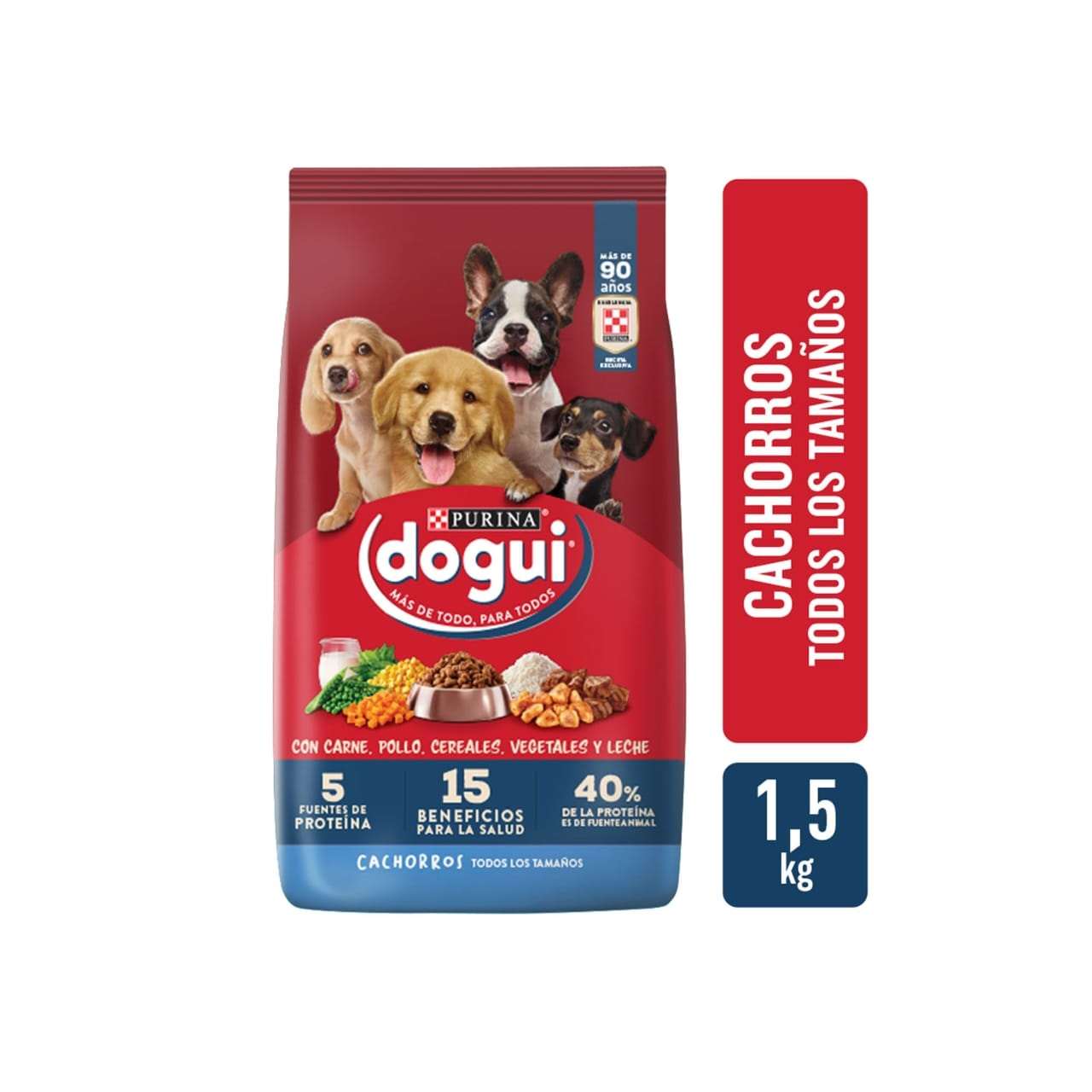 Alim.P/Perro Cachorro CarPoCerVegLeche Dogui 1.5 Kgr