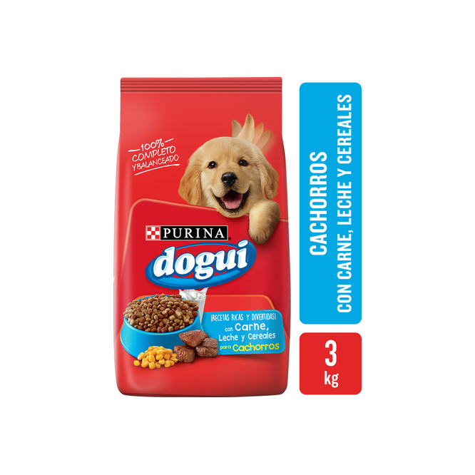 Alim.P/Perro Cachorro CarPoCerVegLeche Dogui 3 Kgr