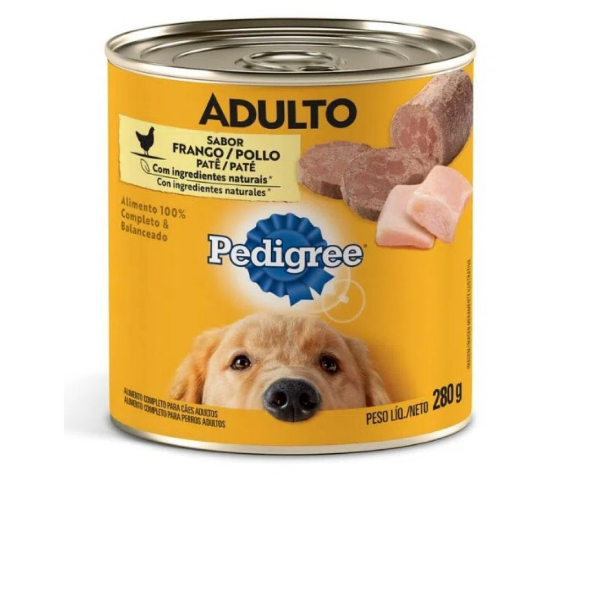 Alim.P/Perro Carne de Pollo Vapor Lata Pedigree 340 Grs