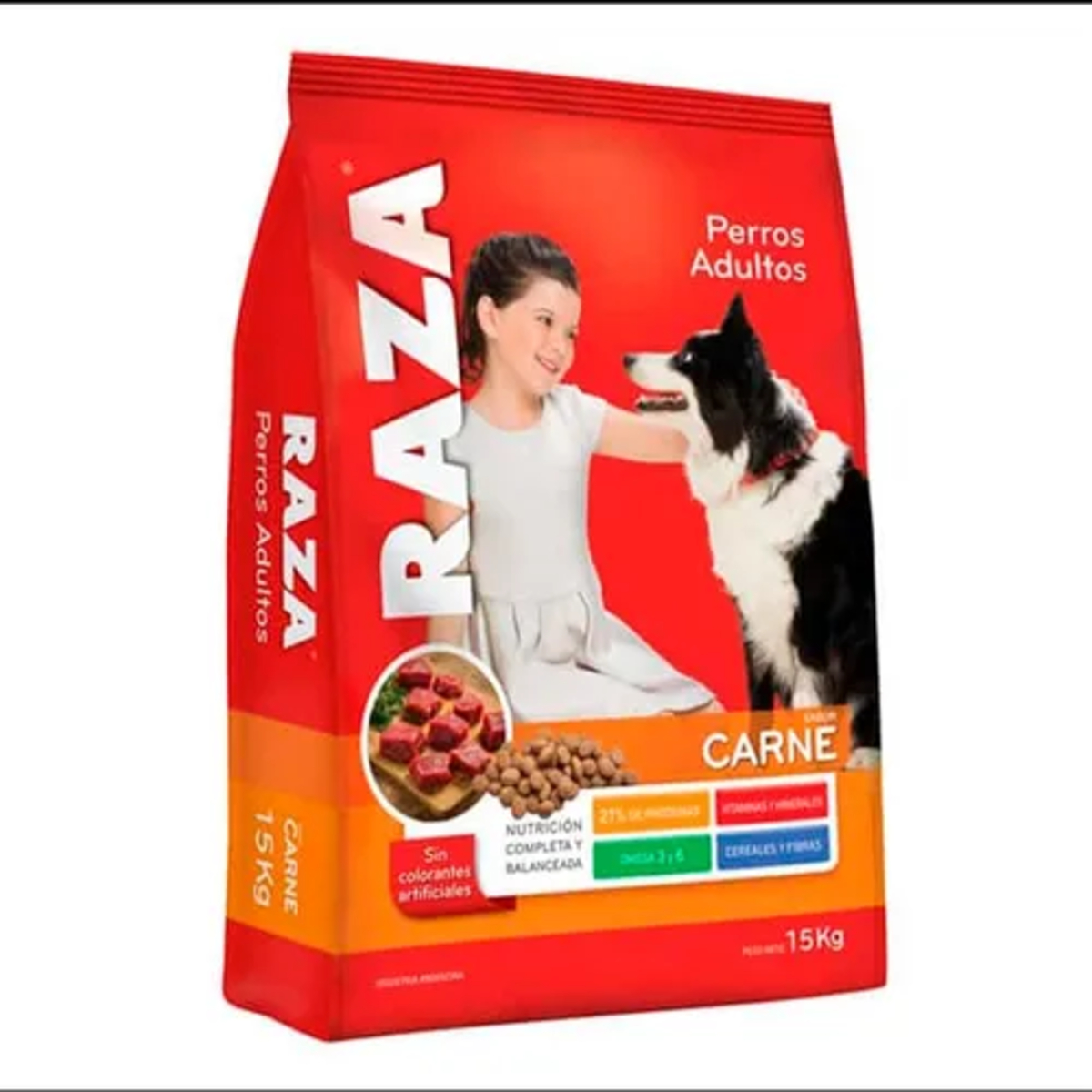 Alim.P/Perro Pollo/Carne/Cere/Arroz Raza 15 Kgr