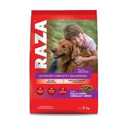 Alim.P/Perro Pollo/Carne/Cere/Arroz Raza 3 Kgr