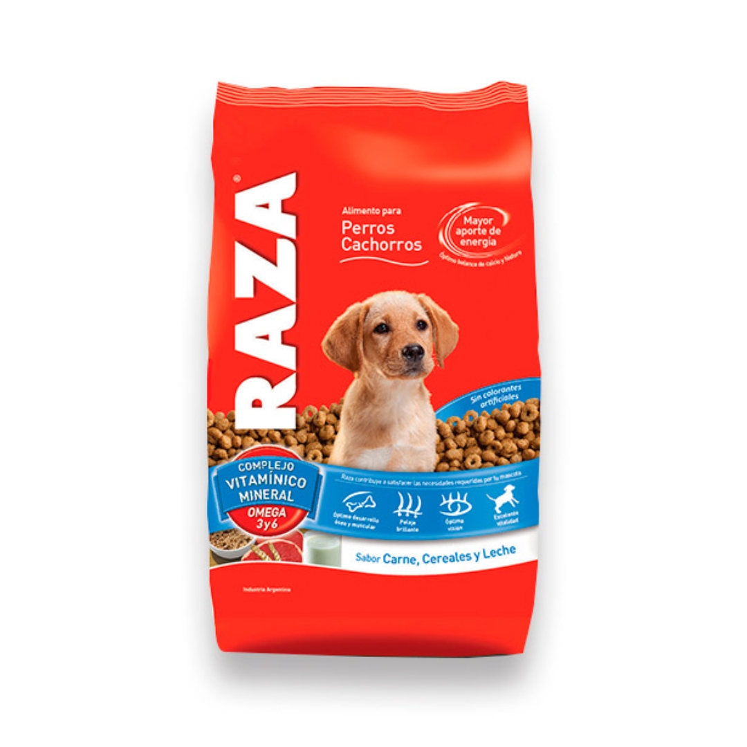 Alimento P/Perros Cachorros Car.Cer.Lec Raza 15 Kgr