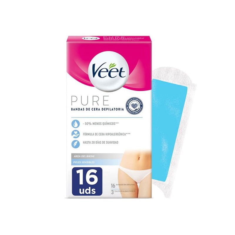 Bandas Dep. Pure&Fresh Axila y Bikini P Veet 16 Un