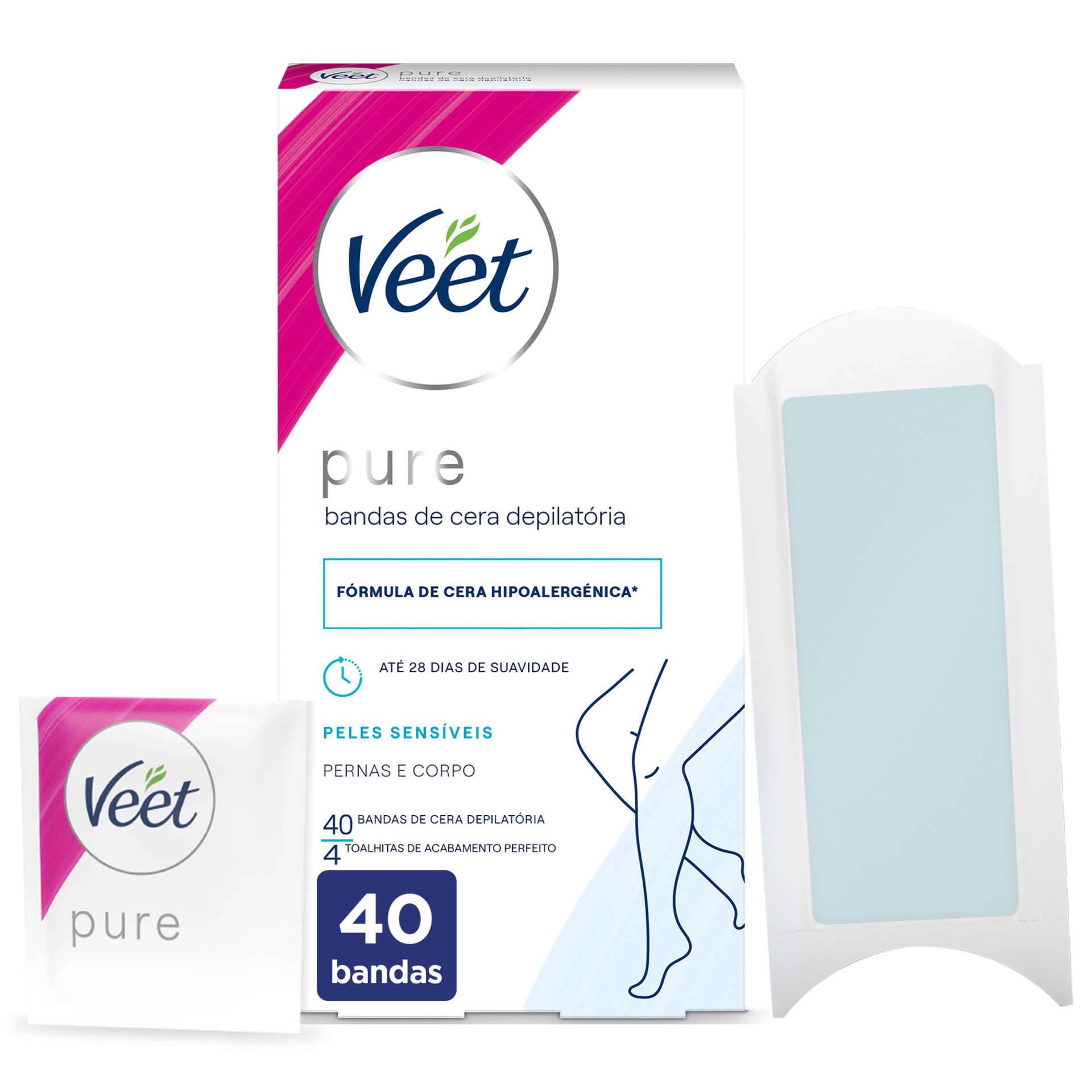 Bandas Dep. Pure&Fresh Facial Piel Sens Veet 16 Un