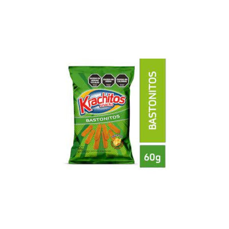 Bastonitos Extra Queso Nvo.Oct Krachitos 60 Grs