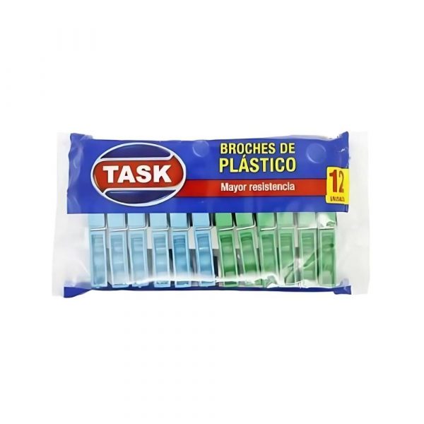 Broches de Plastico Task 12 Un