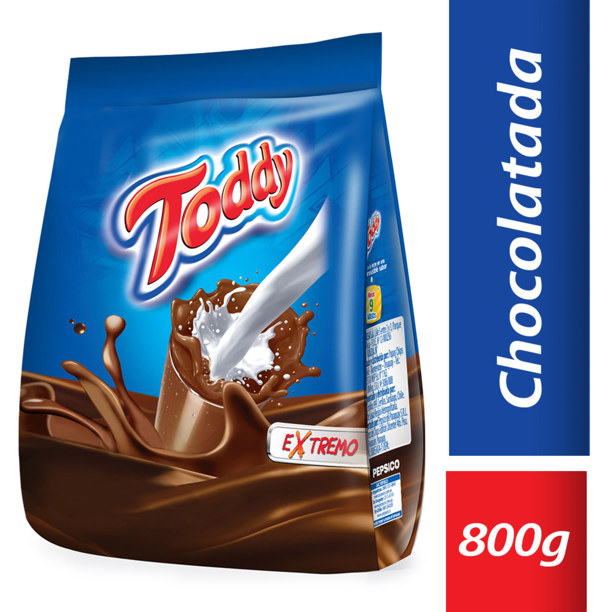 Cacao Instantaneo Extremo Vit. Hierro Z Toddy 800 Grs