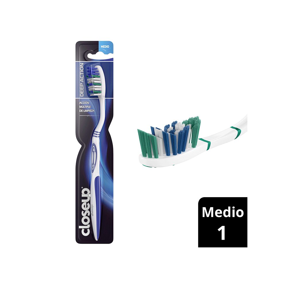 Cepillo Dental Deep Action Medio Close Up 1 Un