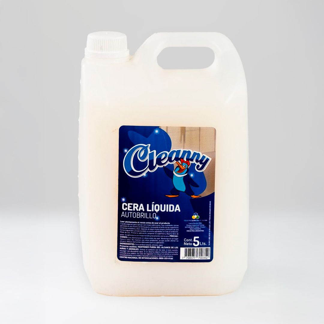 Cera Liq. Autobrillo Cleanny 5 Lts