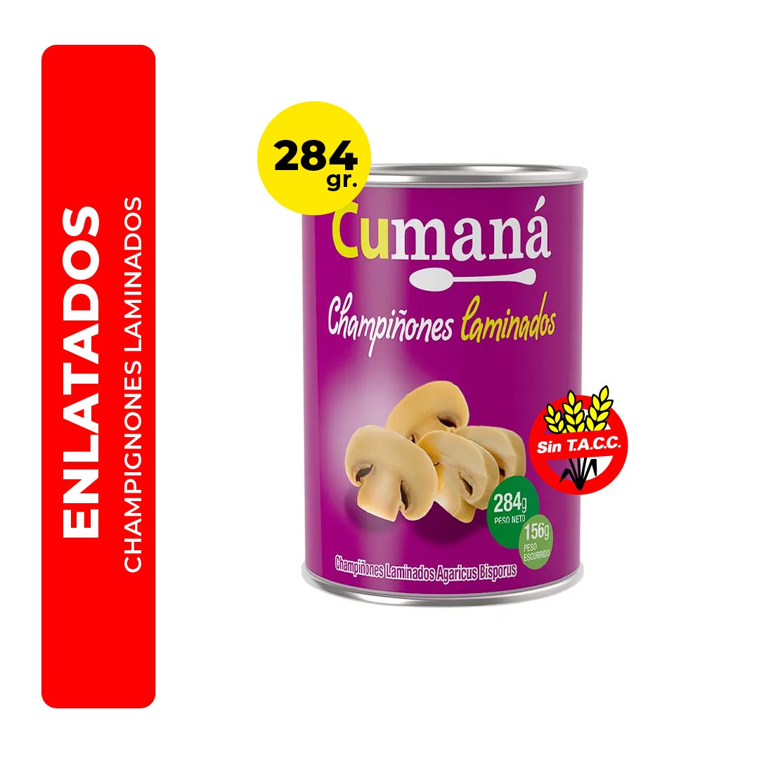 Champignon Laminado Cumana 2.840 Kgr