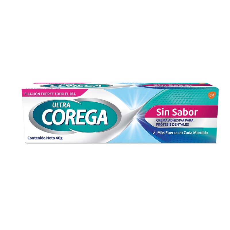 Crema Adhesiva S/Sabor Ultra Corega 40 Grs