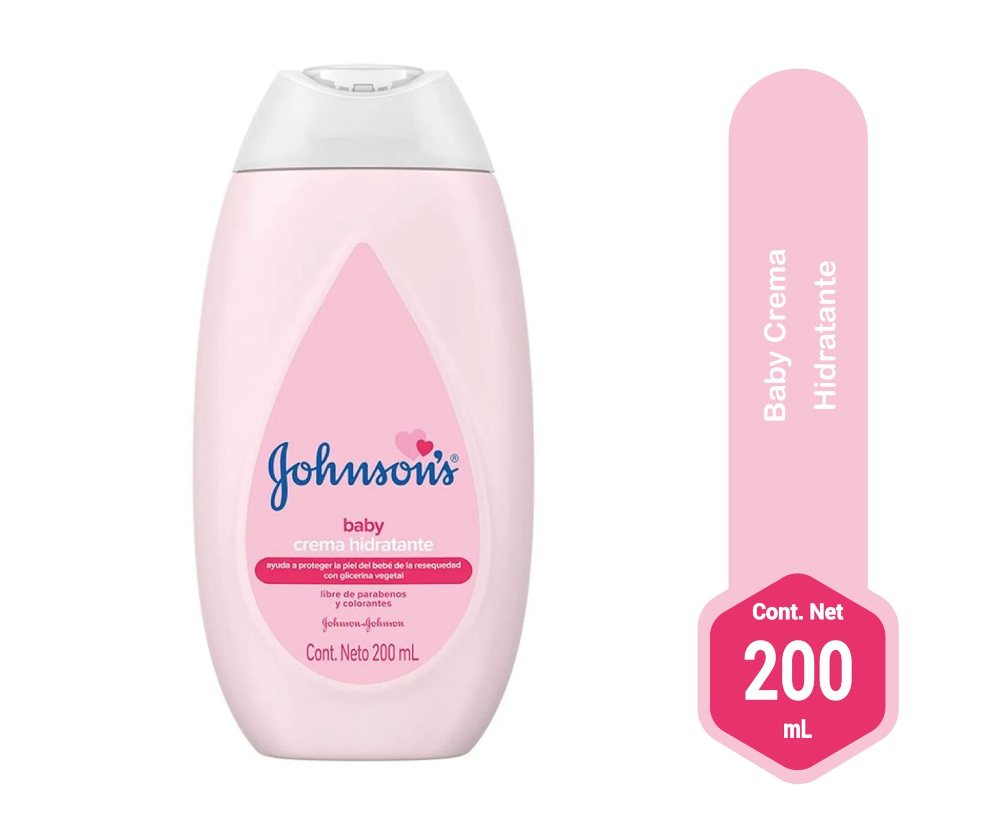 Crema Baby Hidratante Johnson`s 200 ml