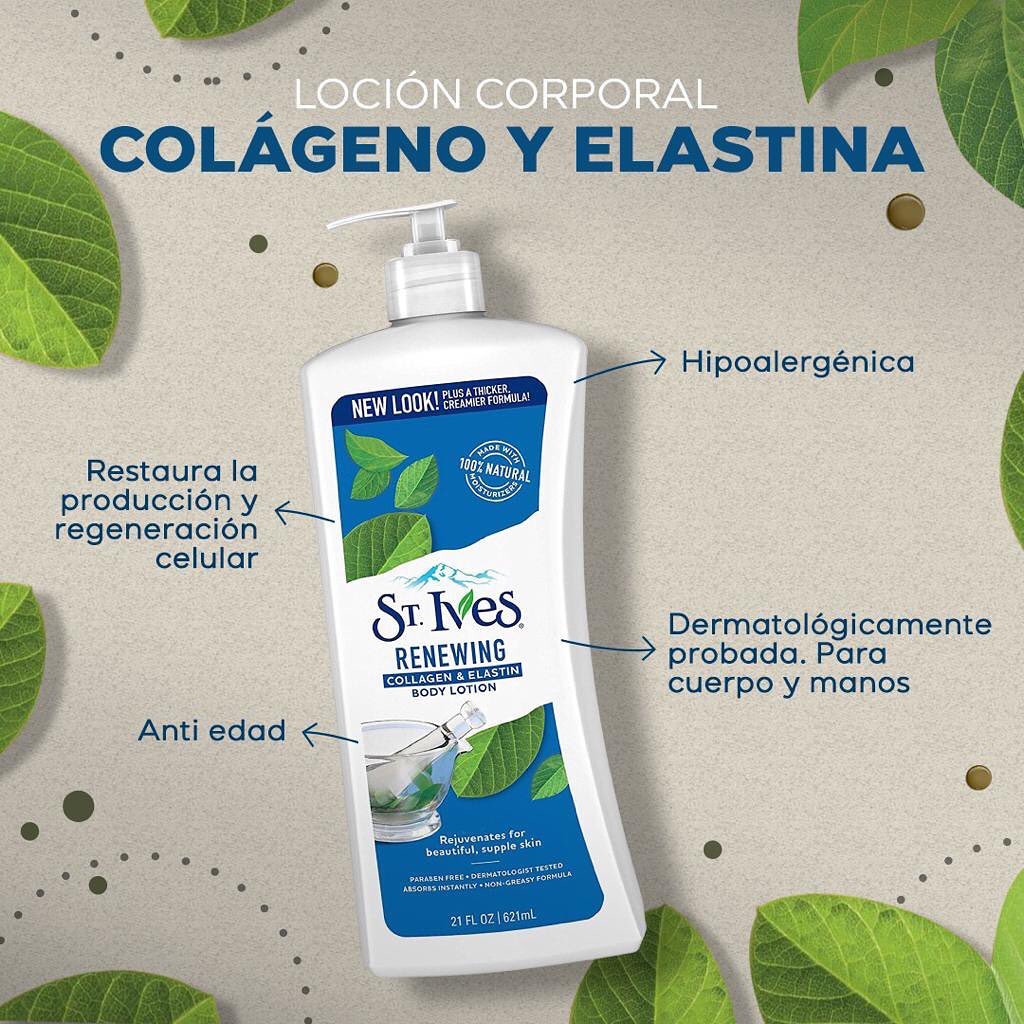 Crema Colageno y Elastina St.Ives 350 ml