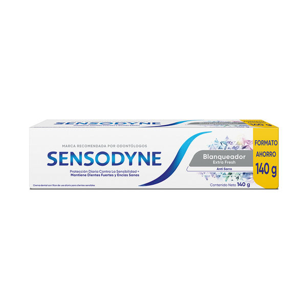 Crema Dental Blanqueadora Extra Fresh Sensodyne 140 Grs