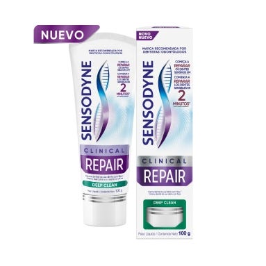 Crema Dental Repair & Protect Whitening Sensodyne 100 Grs