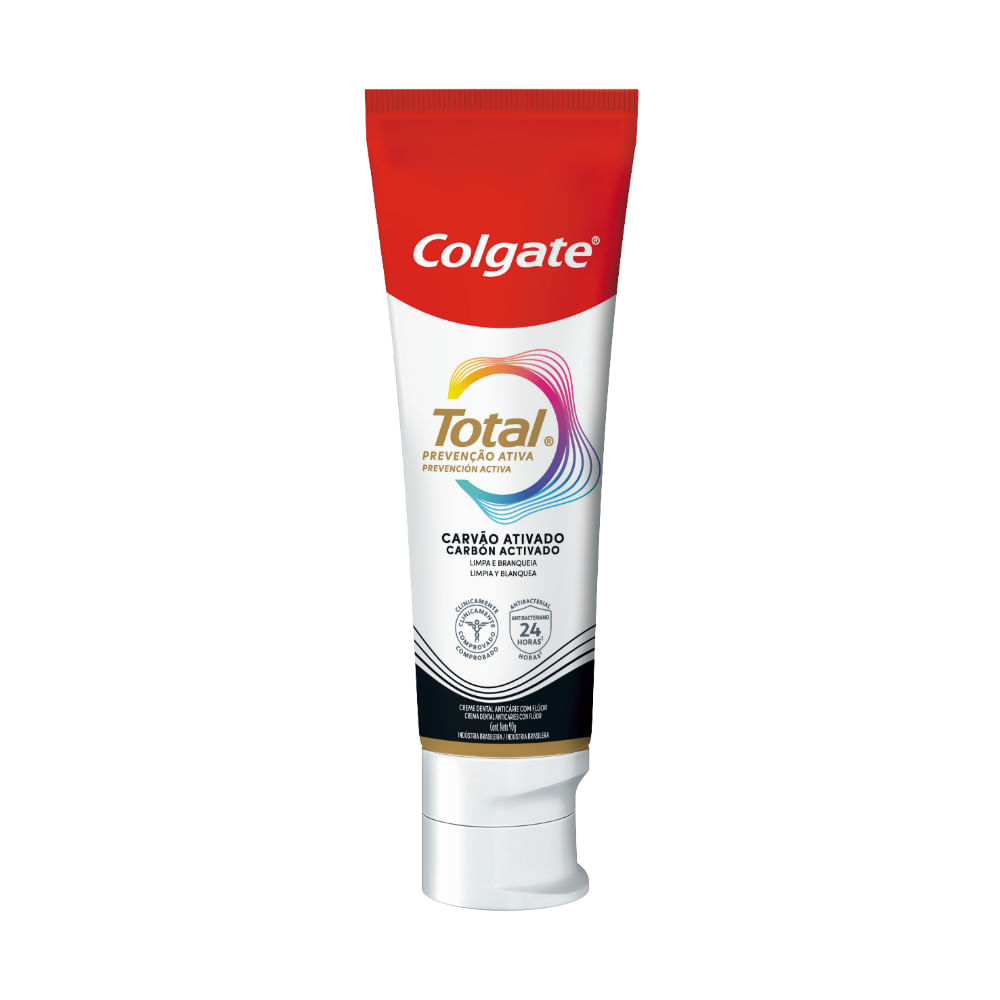 Crema Dental Total12 Carbon Activado Colgate 90 Grs