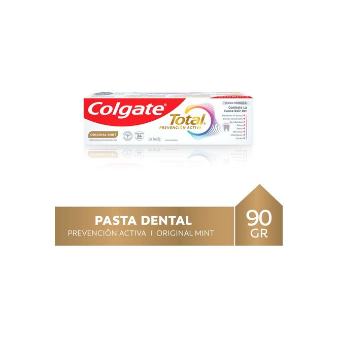 Crema Dental Total Prevencion Activa Or Colgate 90 Grs