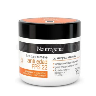 Crema Facial Hidratante Mate 3en1 Neutrogena 100 Grs