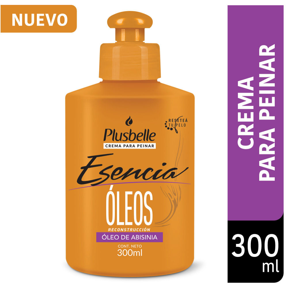 Crema P/Peinar Esencia Oleos Nutricion Plusbelle 300 ml