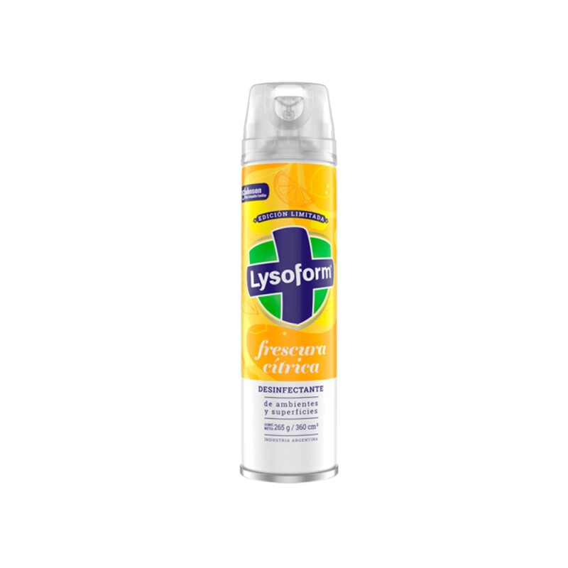 Desinfectante Frescura Citrica Aerosol Lysoform 360 ml