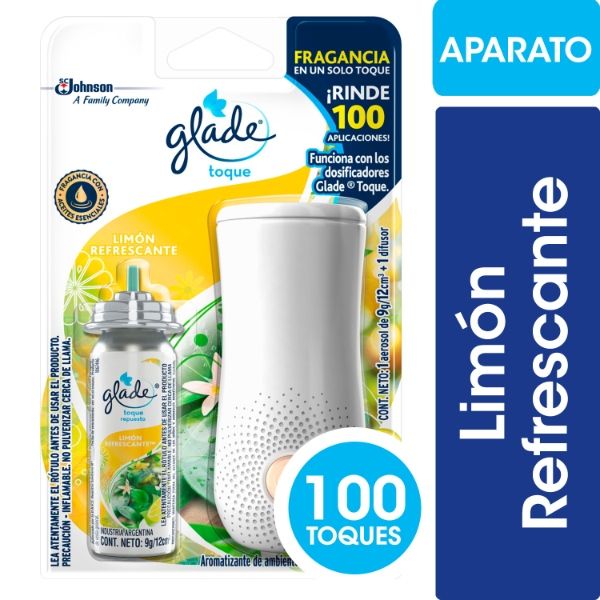 Desod. Toque Limon Refrescante Full Glade 9 Grs