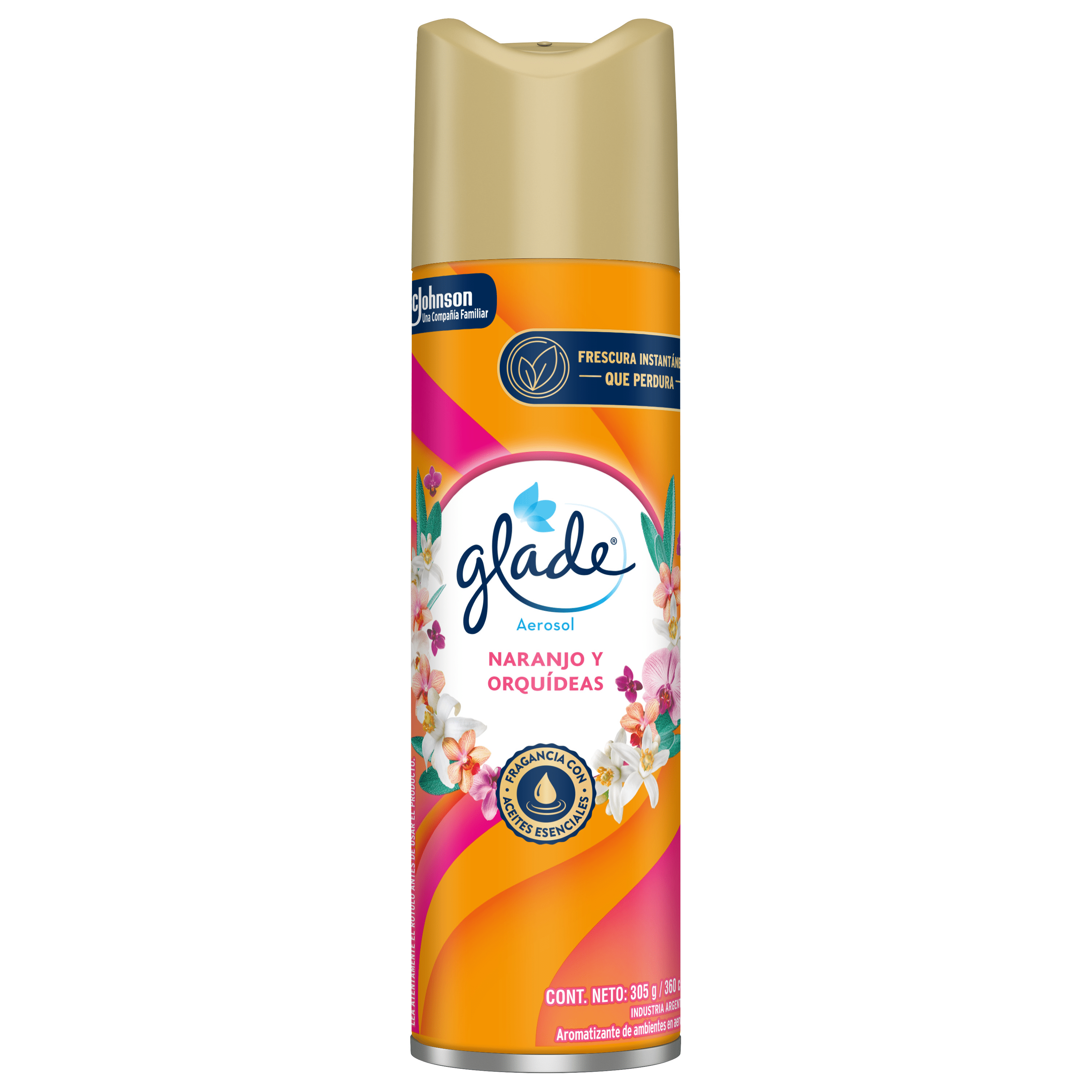 Desodorante Amb. Naranjo y Orquideas Glade 360 cc