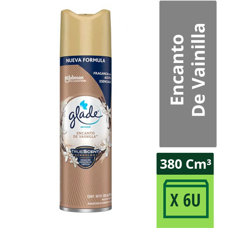 Desodorante TrueScent Encanto de Vainil Glade 380 cc