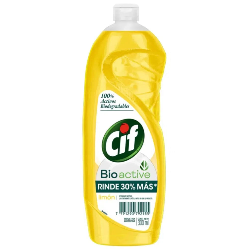 Detergente BioActive X5Pd.Desen Lima Cif 500 ml